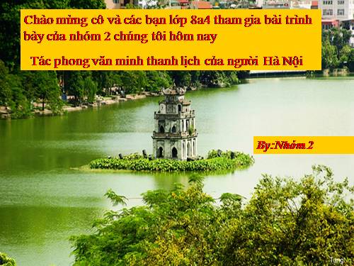 bài nếp sống văn minh người Hà Nội