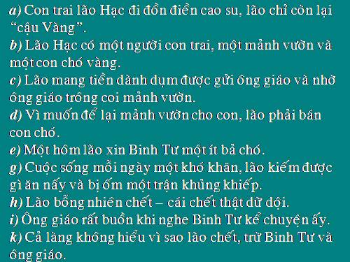 Bài 5. Luyện tập tóm tắt văn bản tự sự