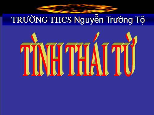 Bài 7. Tình thái từ