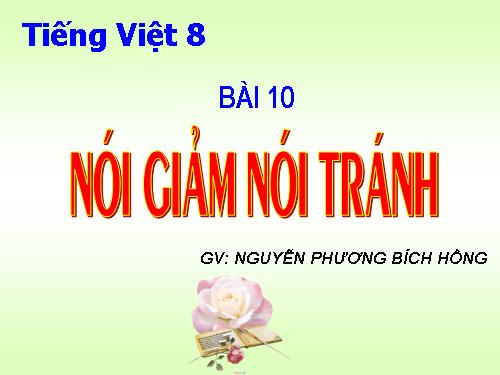 Bài 10. Nói giảm nói tránh