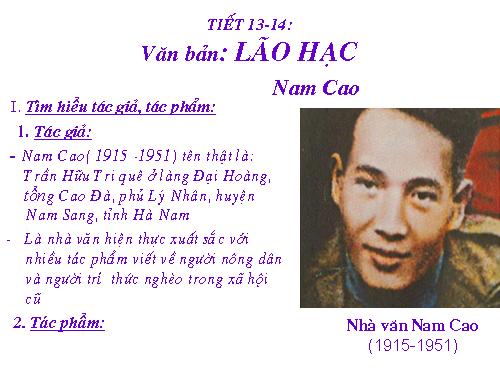 Bài 4. Lão Hạc