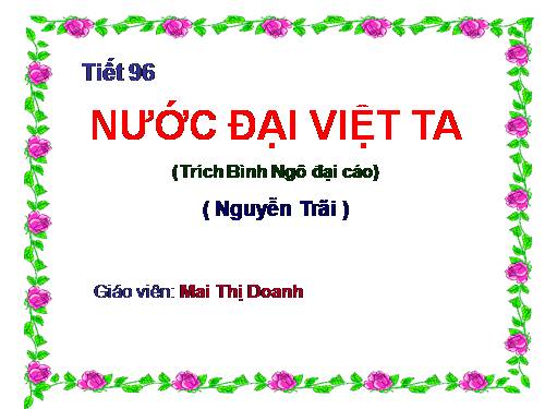 Bài 24. Nước Đại Việt ta