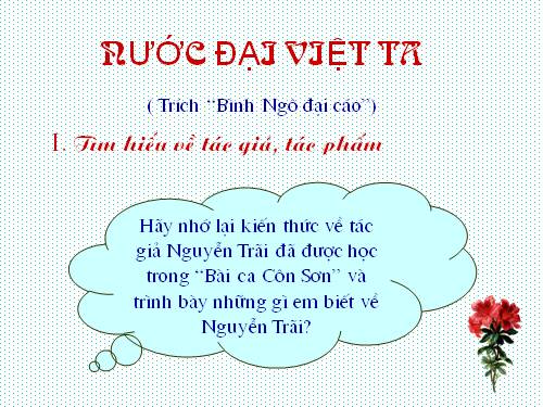 Bài 24. Nước Đại Việt ta