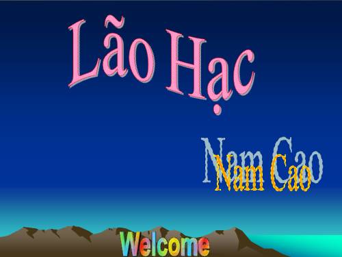 Bài 4. Lão Hạc