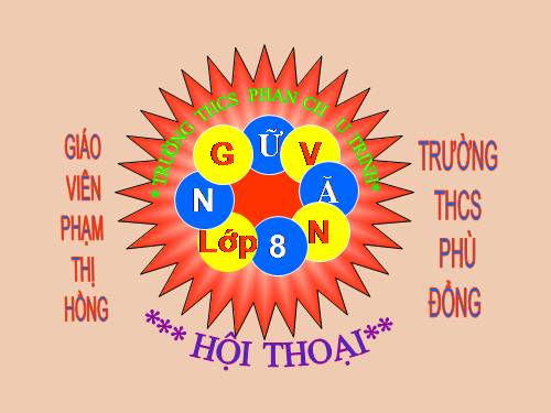 Bài 27. Hội thoại (tiếp theo)