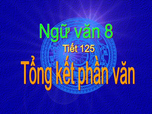 Bài 31. Tổng kết phần Văn