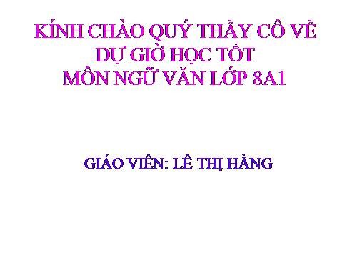 Bài 23. Hành động nói