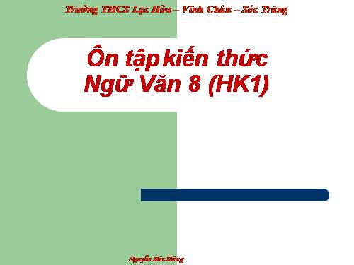 Bài 16. Ôn tập và kiểm tra phần Tiếng Việt