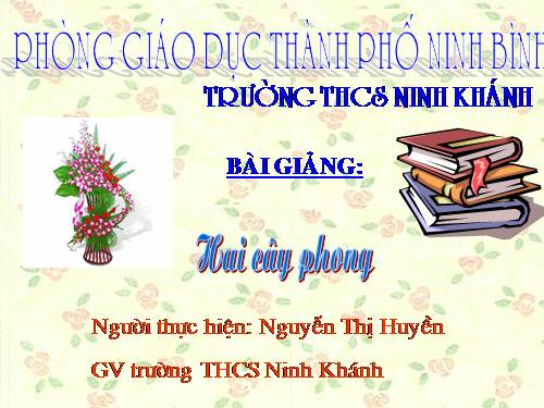 Bài 9. Hai cây phong