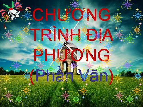 Bài 14. Chương trình địa phương (phần Văn)