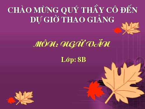 Bài 8. Chiếc lá cuối cùng