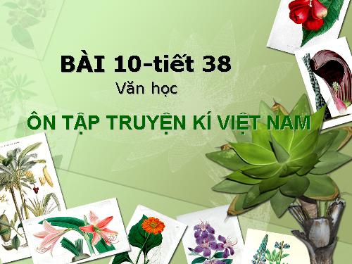 Bài 10. Ôn tập truyện kí Việt Nam