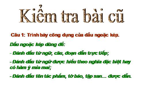 Bài 15. Ôn luyện về dấu câu