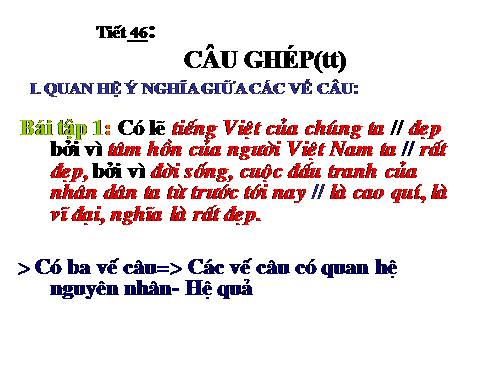 Bài 11. Câu ghép