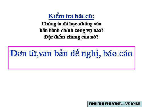 Bài 31. Văn bản tường trình