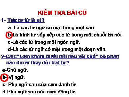 Bài 30. Chữa lỗi diễn đạt (lỗi lô-gíc)