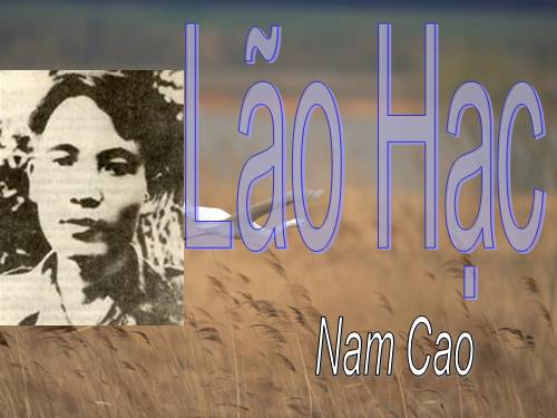 Bài 4. Lão Hạc