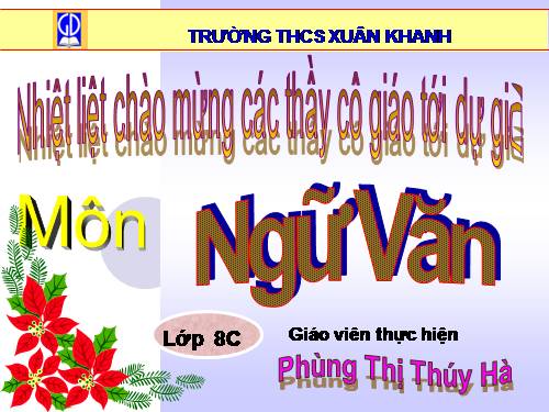 Bài 28. Lựa chọn trật tự từ trong câu