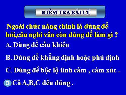 Bài 20. Câu cầu khiến