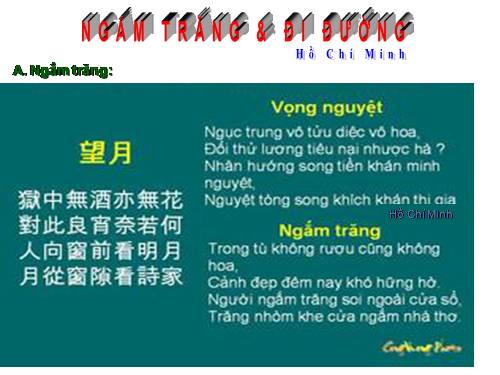 Bài 21. Ngắm trăng (Vọng nguyệt)