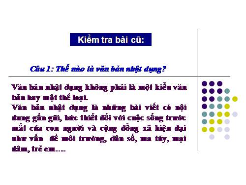 Bài 10. Thông tin về Ngày Trái Đất năm 2000