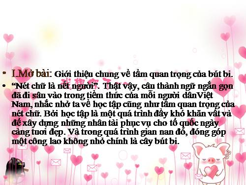 Luyen tap thuyet minh ve cay but bi