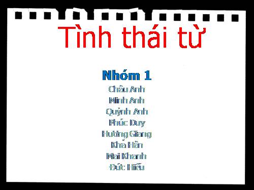 Bài 7. Tình thái từ