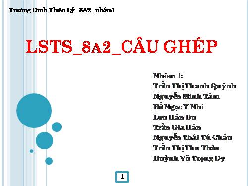 Bài 11. Câu ghép