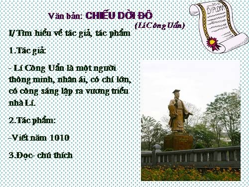 Bài 22. Chiếu dời đô (Thiên đô chiếu)