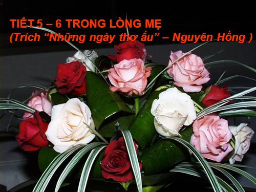 Bài 2. Trong lòng mẹ