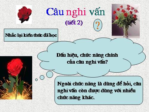 Bài 18. Câu nghi vấn