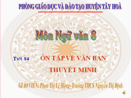 Bài 20. Ôn tập về văn bản thuyết minh