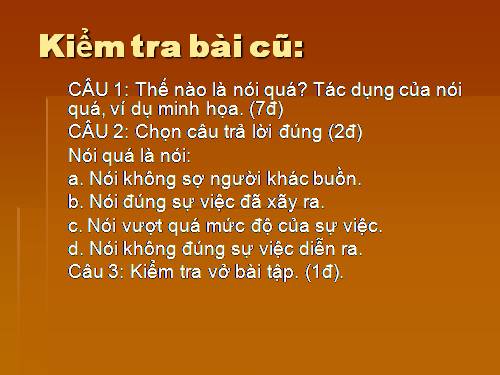 Bài 10. Nói giảm nói tránh