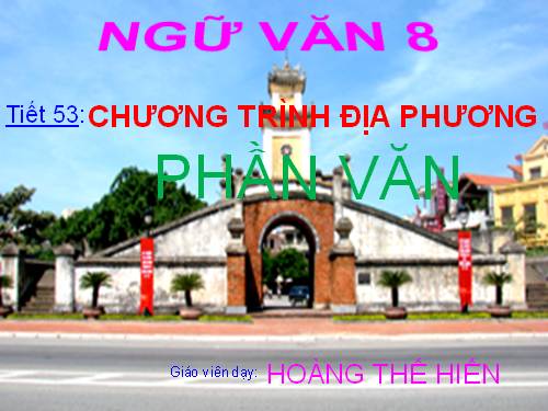 Bài 14. Chương trình địa phương (phần Văn)