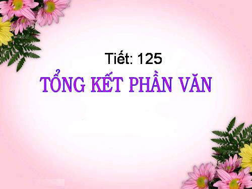 Bài 31. Tổng kết phần Văn