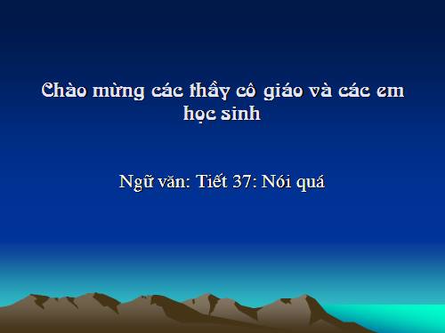 Bài 9. Nói quá