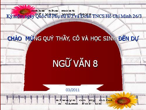 Bài 28. Lựa chọn trật tự từ trong câu