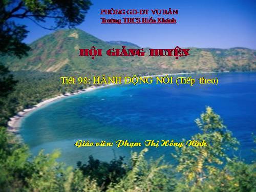 Bài 24. Hành động nói (tiếp theo)