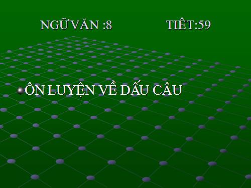 Bài 15. Ôn luyện về dấu câu