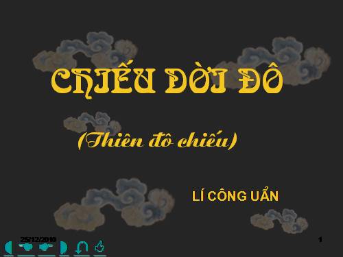 Bài 22. Chiếu dời đô (Thiên đô chiếu)