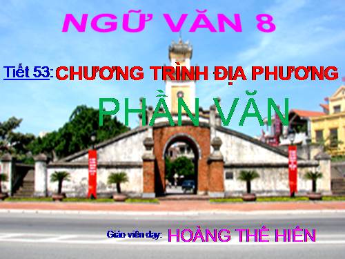 Bài 14. Chương trình địa phương (phần Văn)