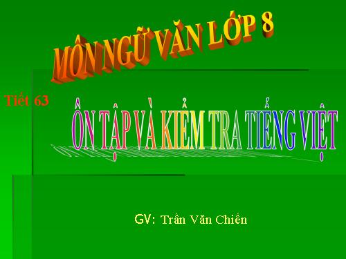 Bài 16. Ôn tập và kiểm tra phần Tiếng Việt