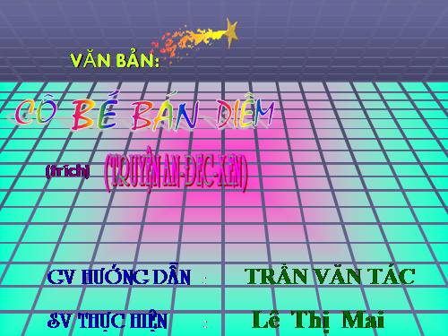 Bài 6. Cô bé bán diêm