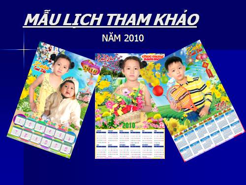 Làm lịch xuân 2011