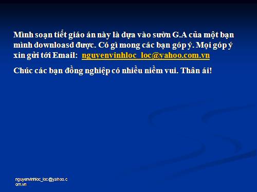 Bài 10. Thông tin về Ngày Trái Đất năm 2000