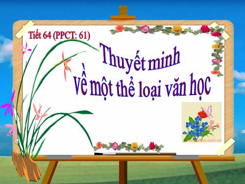 Bài 15. Thuyết minh về một thể loại văn học