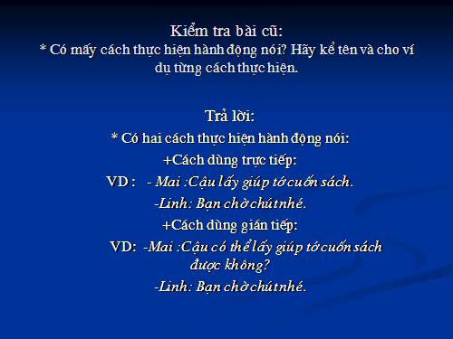 Bài 26. Hội thoại