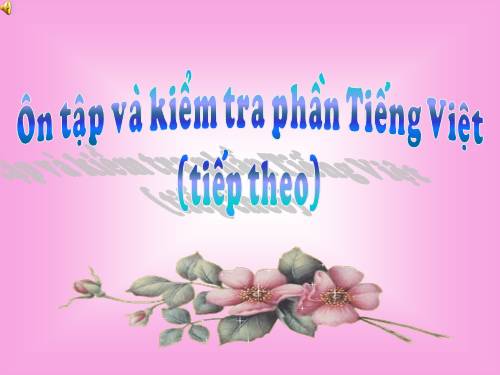 Bài 31. Ôn tập và kiểm tra phần Tiếng Việt (HK II)