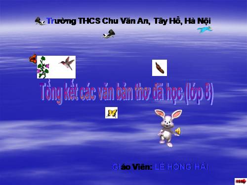 Bài 31. Tổng kết phần Văn