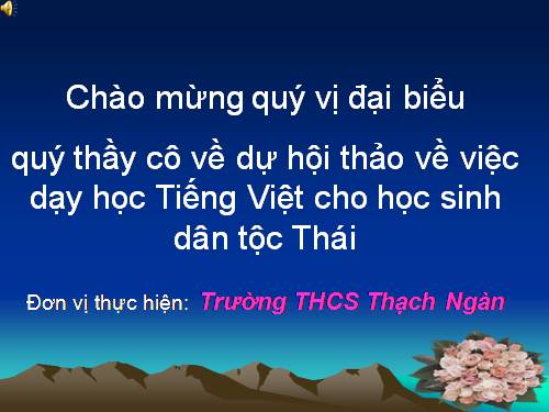 Chuyên đề dạy Tiếng Việt cho HS dân tộc